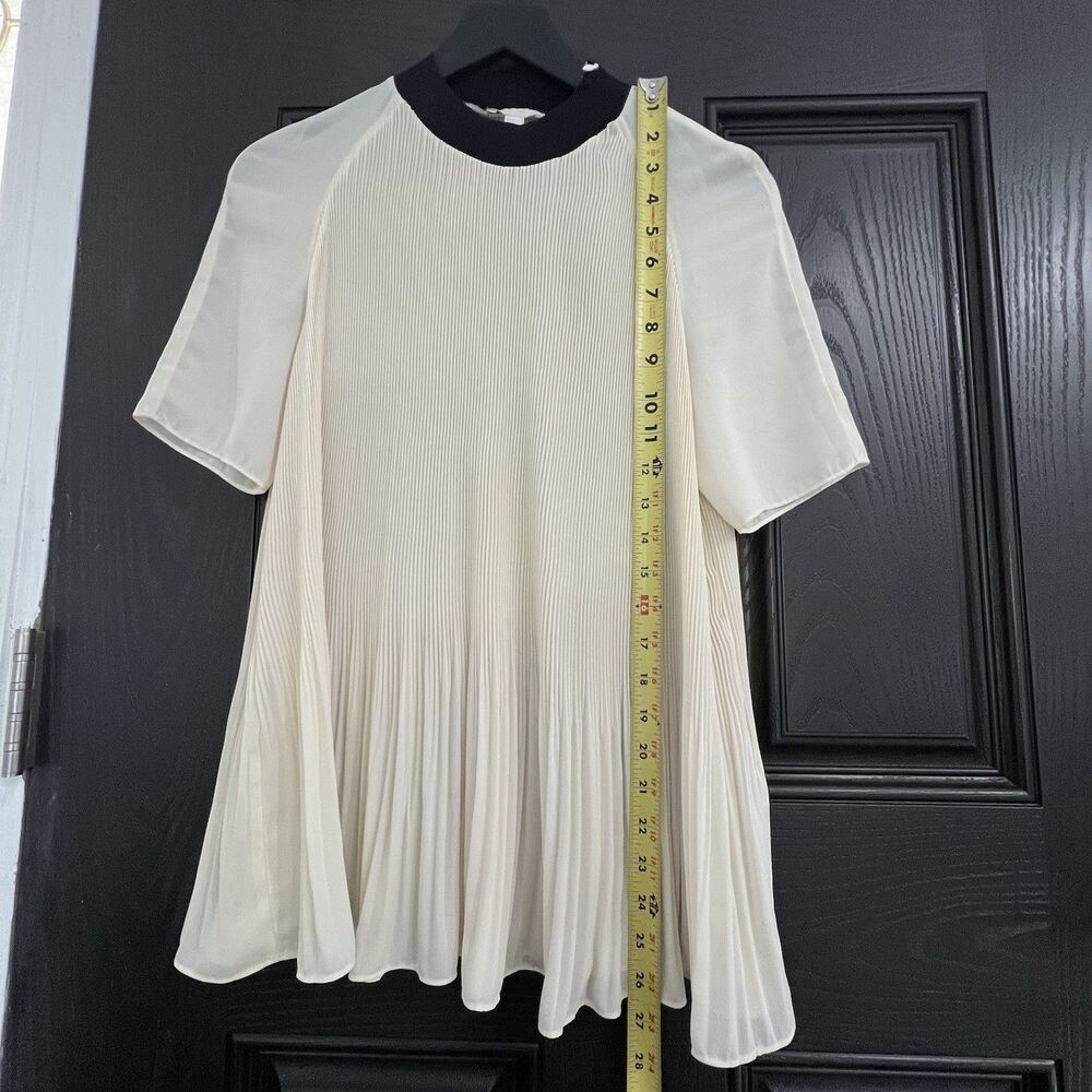 COS short sleeved pleated Tunic blouse Size 6 - Picture 4 of 5